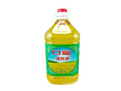 5L口福纯香菜籽油配送